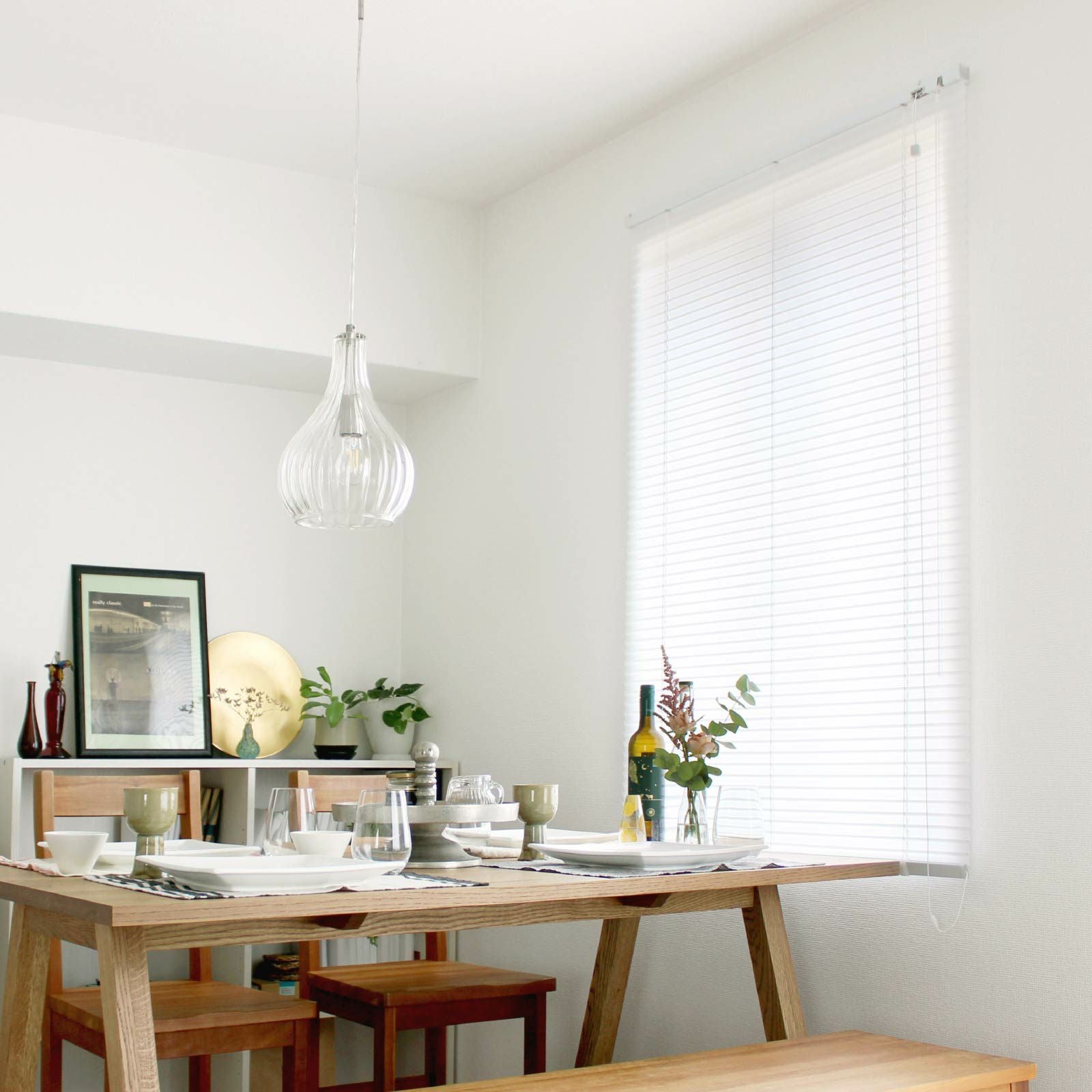 採光ブラインド アカリナ for home ヨコ型／ミルキー